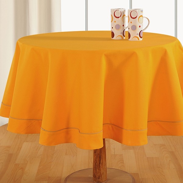 Plain Round Table Linen fabtric